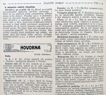 Časopisy ŠŤASTNÝ DOMOV, Rakousko-Uhersko 1911, svázaný - 18