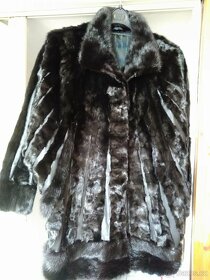 Pravý norkový kožich paleto - 18