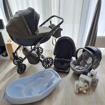 Kočárek ANEX 2v1 + CYBEX autosedačka + doplňky – komplet - 18