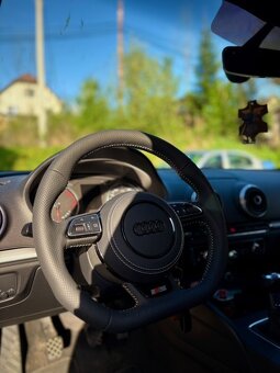 VOLANT AUDI KOŽENÝ MULTIFUNKCNY s AIRBAGOM + PADLA - 18