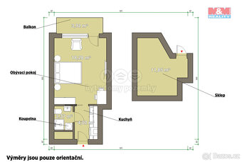 Prodej bytu 1+kk, 28 m², Praha, ul. Vratislavova - 18
