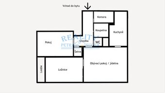 Prodej bytu 3+1+L, 75,33m2, ul. Dreyerova, Praha - Hlubočepy - 18