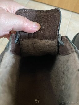 Nové pánské kožené zimní boty Baťa s kožichem - č. 44 - 18