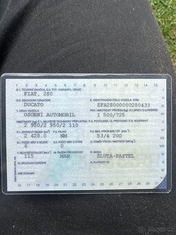 Obytný automobil fiat. Nová stk - 18