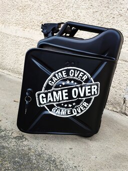 Kanister bar, minibar, kovová bandaska - 18