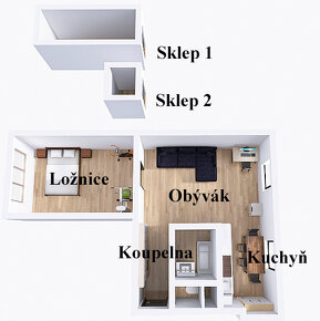 Prodej bytu 2+kk - 54 m² - Železný Brod - 18