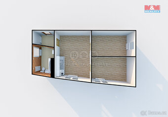 Pronájem bytu 2+1, 51 m², Děčín, ul. Stavební - 18