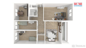 Prodej bytu 3+1, OV, 83 m², Spálené Poříčí, ul. Zámecká - 18