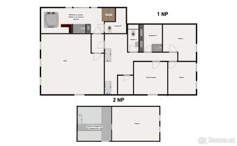Roubenná chalupa 560m2 po rekonstrukci s wellness - 18