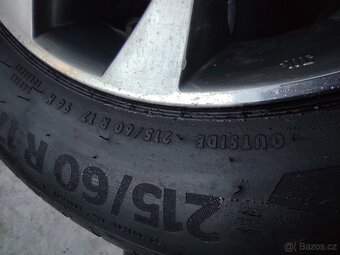 ALUkola 5x114mm pneu 215/60 R17 ContinentalQ6 - 18
