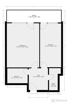 Pronájem bytu 2+kk, K Učilišti, Štěrboholy, 24500 Kč/měs, 60 - 18