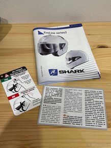 Přilba SHARK Evoline Series 3, velikost M - krásný stav - 18