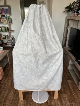 Dětská dřevěná postýlka s vybavením 120x60cm. - 18