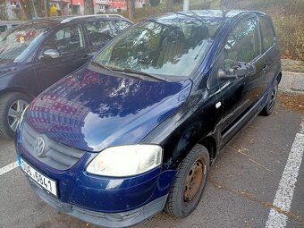 VW Fox 1,2i na dodělání nebo ND po ťukanci na bok, r.v 08 - 18