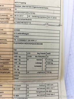 Ford Transit Connect 2017 - 18