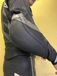 RR Evo III Grey Storm vel.56 kožená dvoudílná moto kombinéza - 18