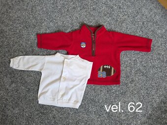 Dětské oblečení vel. 62 - 18