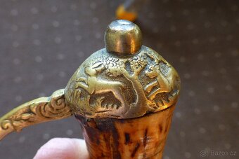 Lovecký tesák - Asi 18. století - Rytá čepel - 18