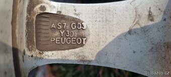 Alu kola Originál Peugeot Azote 4x108 6x15 ET23 185/65r15 - 18