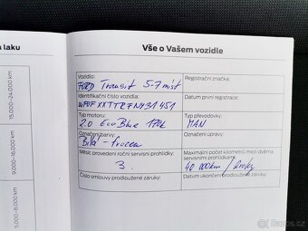 FORD Transit 4x4 2.0 L EcoBlue 125kW 6-míst - ČR - 1.majitel - 18