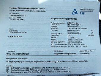 Toyota Avensis 1.8i 108kW park. kamera, navigace 2011 - 18