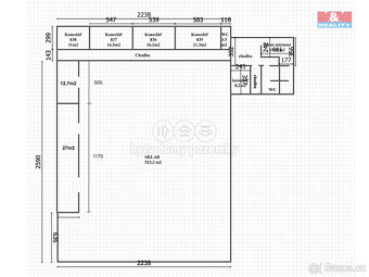 Pronájem skladu, 622 m², Brno, ul. Hájecká - 18