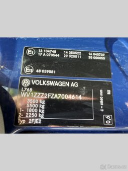 Volkswagen Crafter Nový 3s Sklápěč 3.4x2.06m - 18