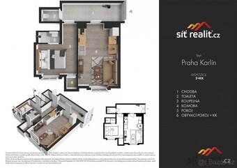 Pronájem 2+kk po kompletní rekonstrukci se sklepní kójí, 43m - 18