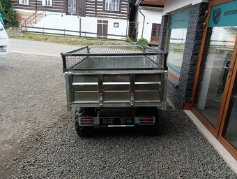 Hydraulický sklápěcí vozík za čtyřkolku 1.400kg s SPZ - 18