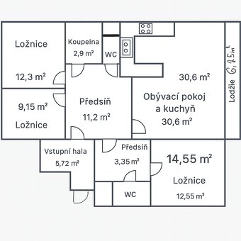 Prodej bytu 4+kk 98 m² Španielova, Praha - Řepy - 18