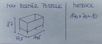 Dětská postýlka PAIDI Henrik - 18