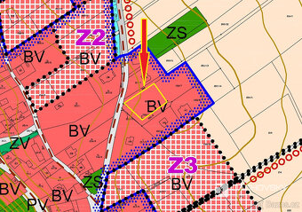 Prodej stavebního pozemku 1265 m² Poběžovice u Holic - 18