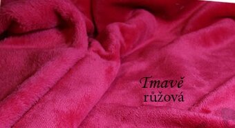 Deka s výšivkou jména a obrázků na přání více barev - 18