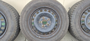 Plechové disky Škoda VW 5x112 6x15 ET47 195/65r15 zimni - 18
