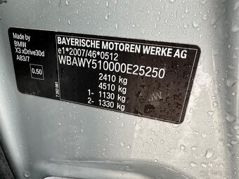 BMW X3 F25 3.0d 190kW XDrive Čr 2maj Mpacket + Xline - 18