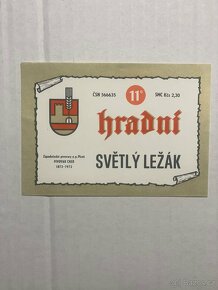 Pivní etikety výroční z r. 1970,1971, 1972, 1995 ,.... - 18