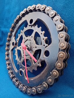 STEAMPUNK RECYCLE ART - PATINOVANÝ KOV - HODINY, ZRCADLA - 18
