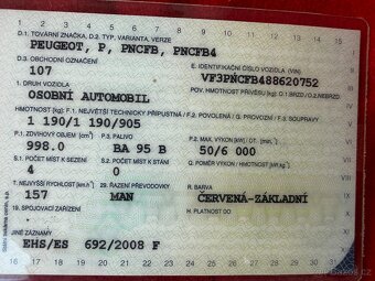 PEUGEOT 107,1.0 benzín 50kW, 43000KM,1majitel - 18