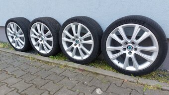 Alu kola 5x112 r18 Zenith originál Škoda Octavia rs II - 18