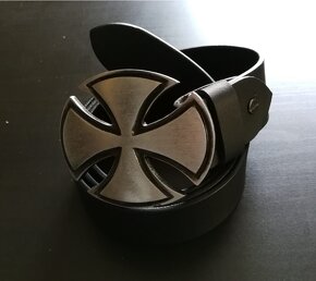 Luxusní kožený opasek s přezkou YAMAHA - nový, nepoužitý - 18