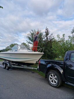 Kajutová loď  + vlek - 18