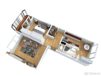 Zařízený Byt 2+1 s BALKONEM | 53 m² | Uh.Hradiště – Štěpnice - 18