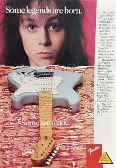 Fender Stratocaster, Yngwie Malmsteen, USA, Daphne blue, 199 - 18