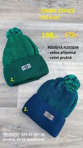 Nové čepice jarní, zimní, podzimní VÝPRODEJ - 18