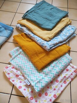 Látkové pleny, deky, přikrývky - 18