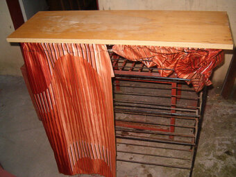 Retro poličky, stolky, slunečník, schránky, botník, suš - 18