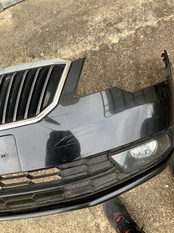 predni naraznik skoda superb ii 13-15 cerny maska - 18