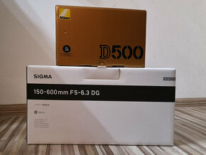 Prodám WILDLIFE COMBO NIKON D500+Sigma 150-600mm f/5-6.3 DG - 18