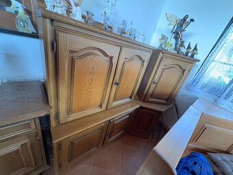 Prodám komody,skříně,kuchyň,botník,rohové sezení z masivu - 18