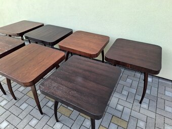 Konferenční stolek Halabala "pavouk" po renovaci - 18